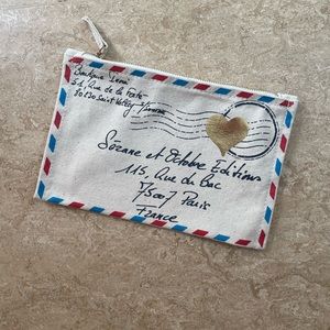 Sezane x Inoui travel pouch